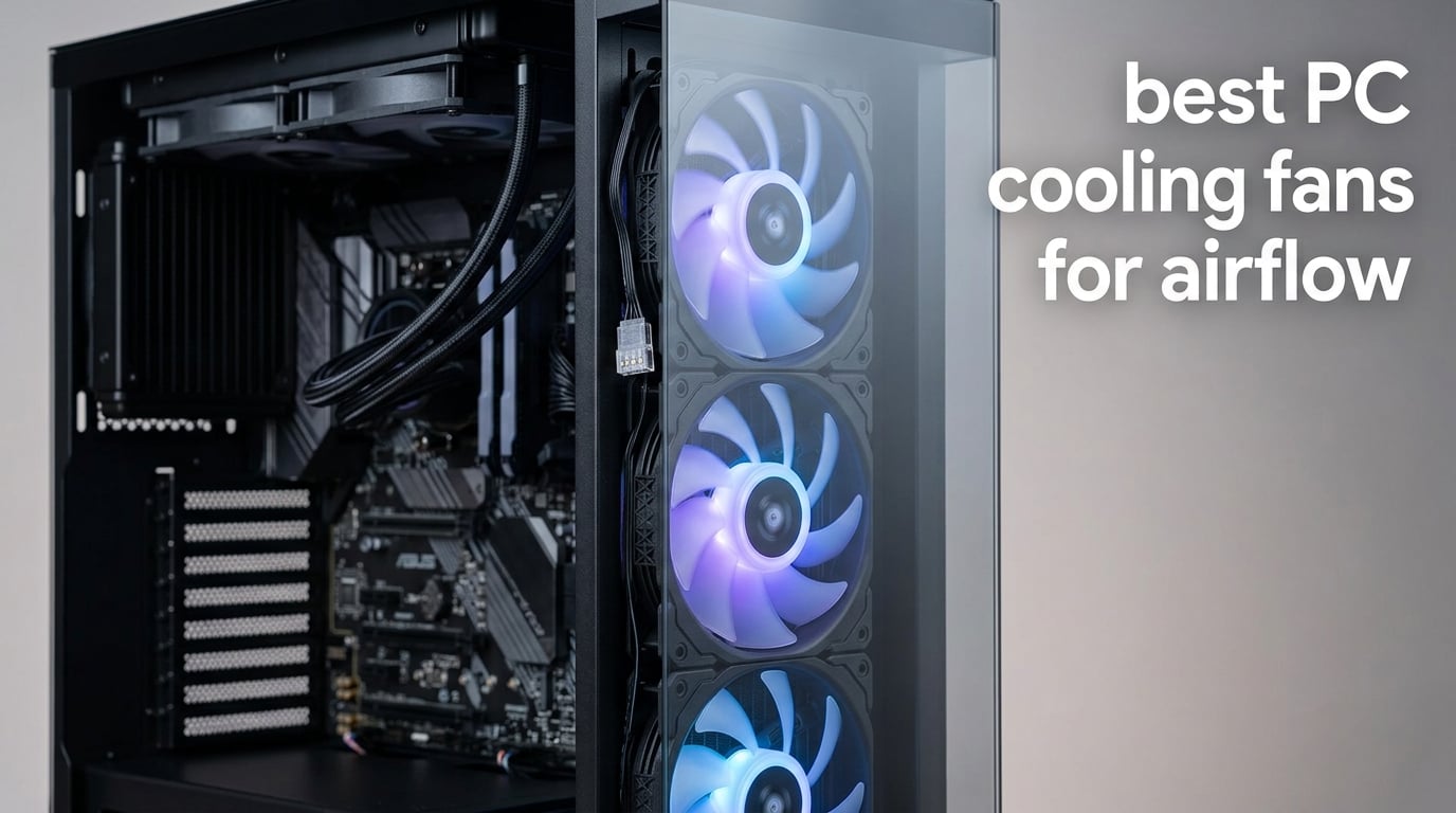 best PC cooling fans for airflow
