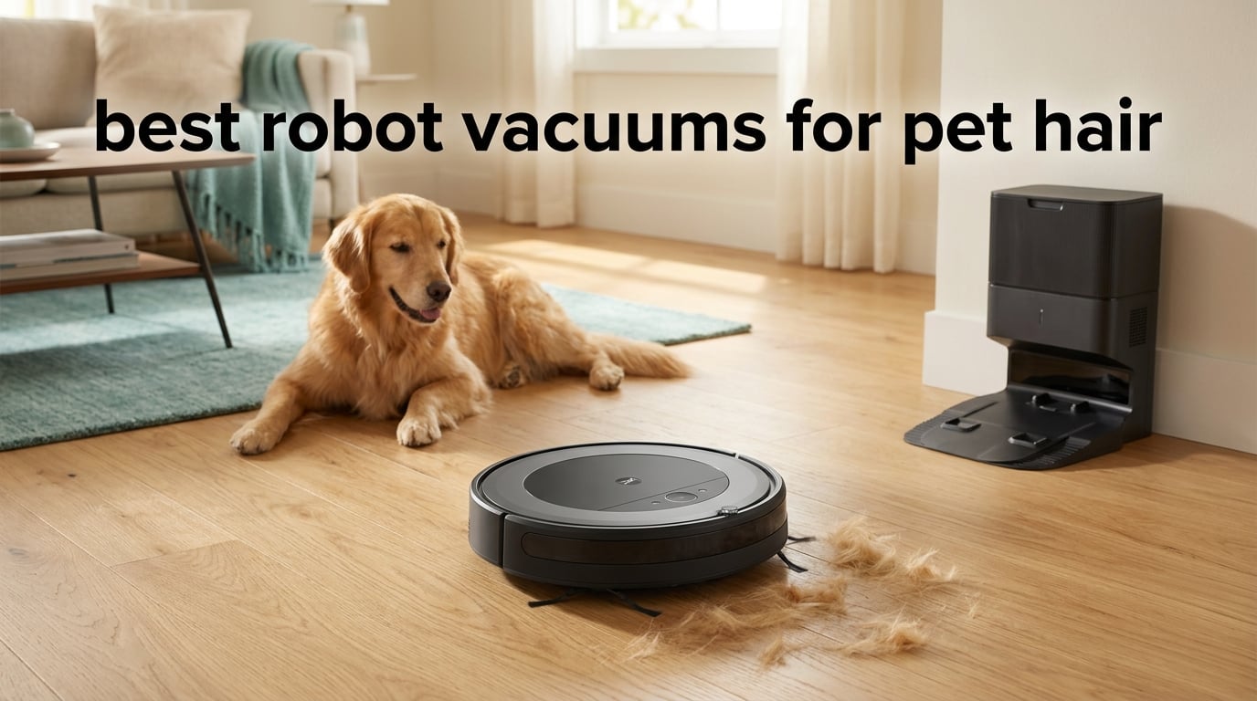best robot vacuums for pet hair