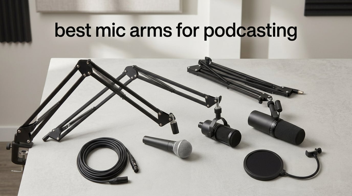 best mic arms for podcasting