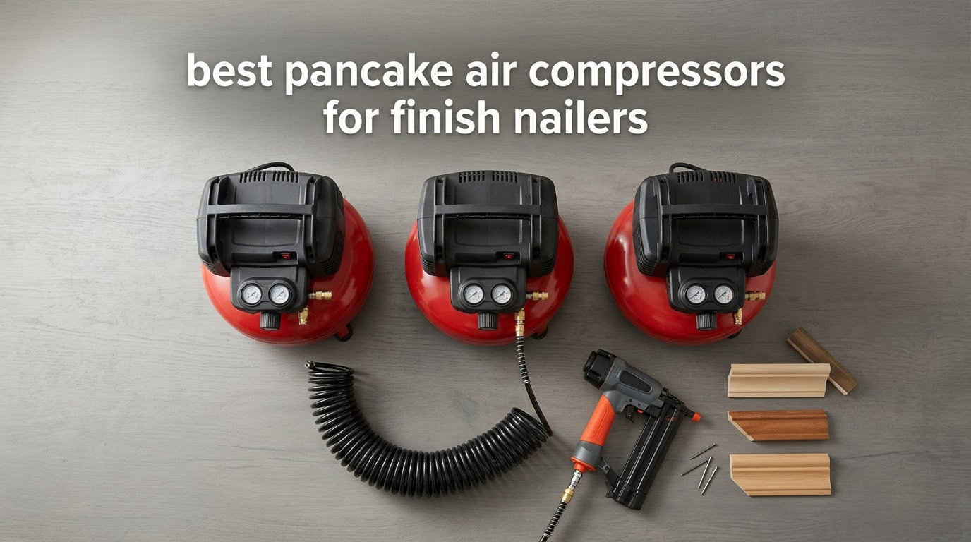 best pancake air compressors for finish nailers