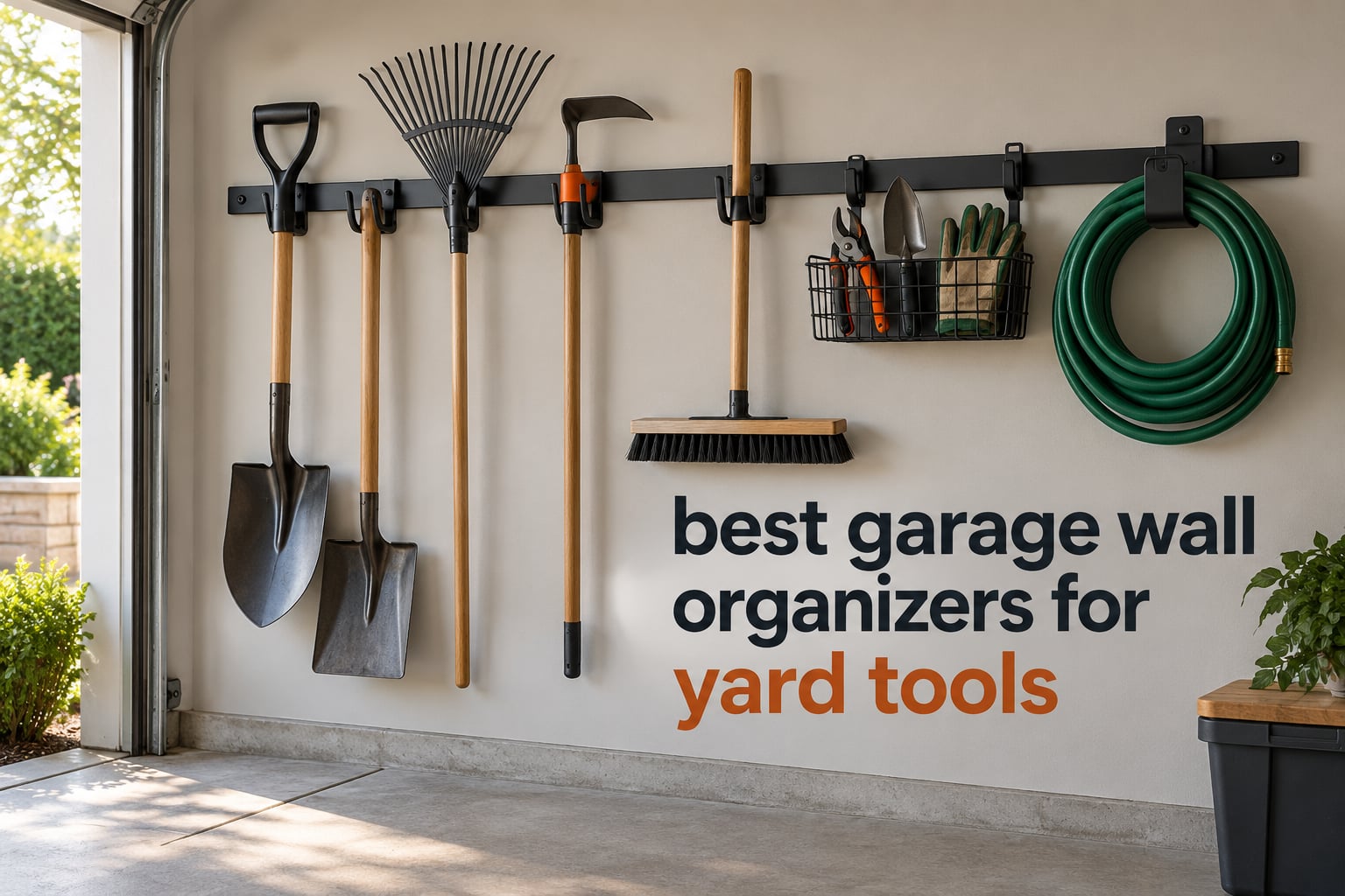 best garage wall organizers for yard tools