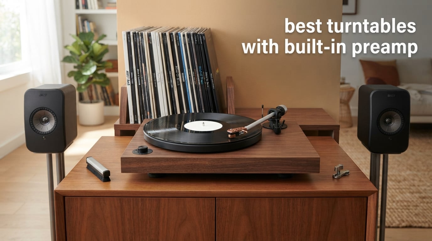 best turntables with built-in preamp