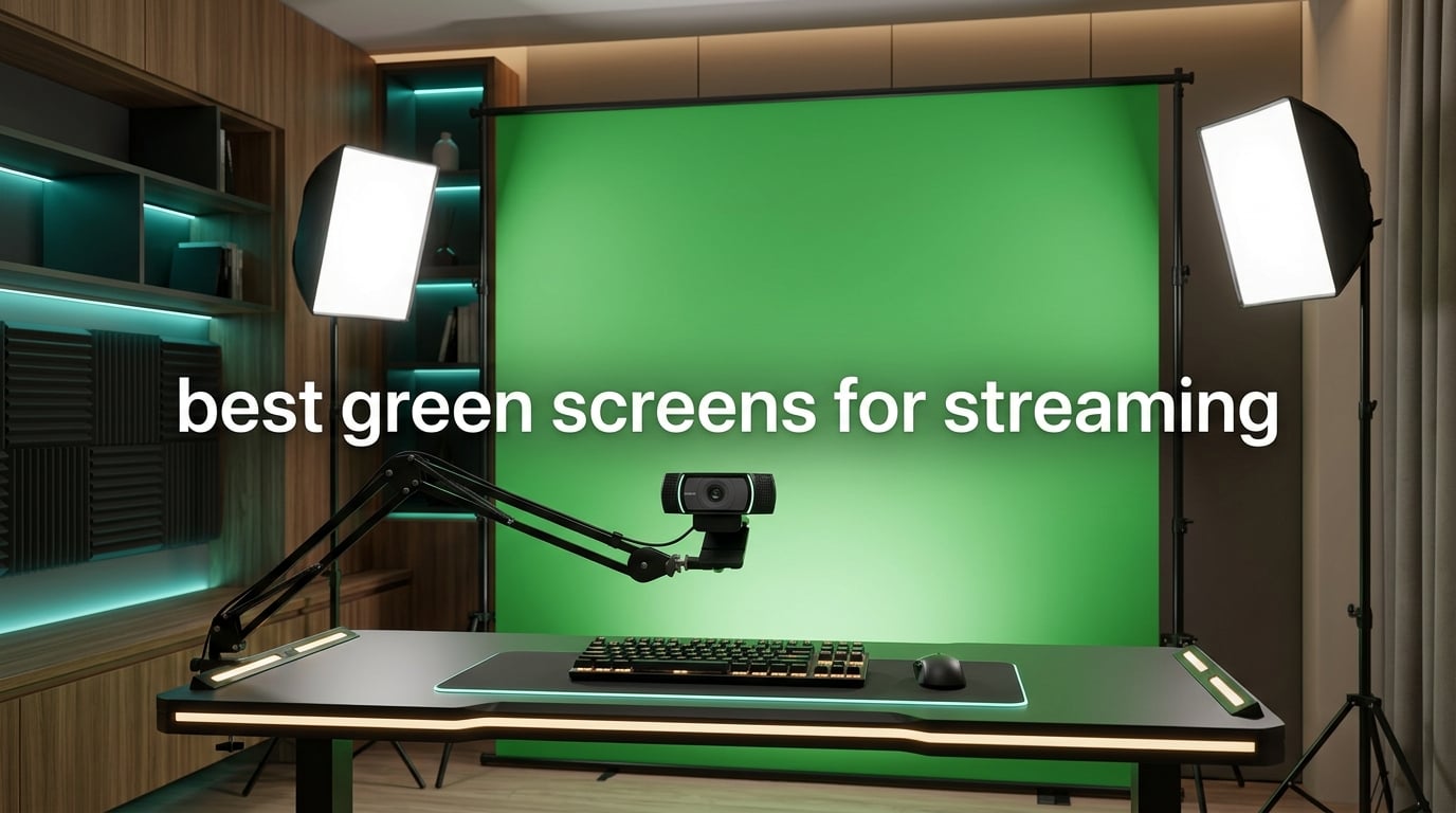 best green screens for streaming
