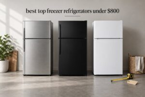 best top freezer refrigerators under $800