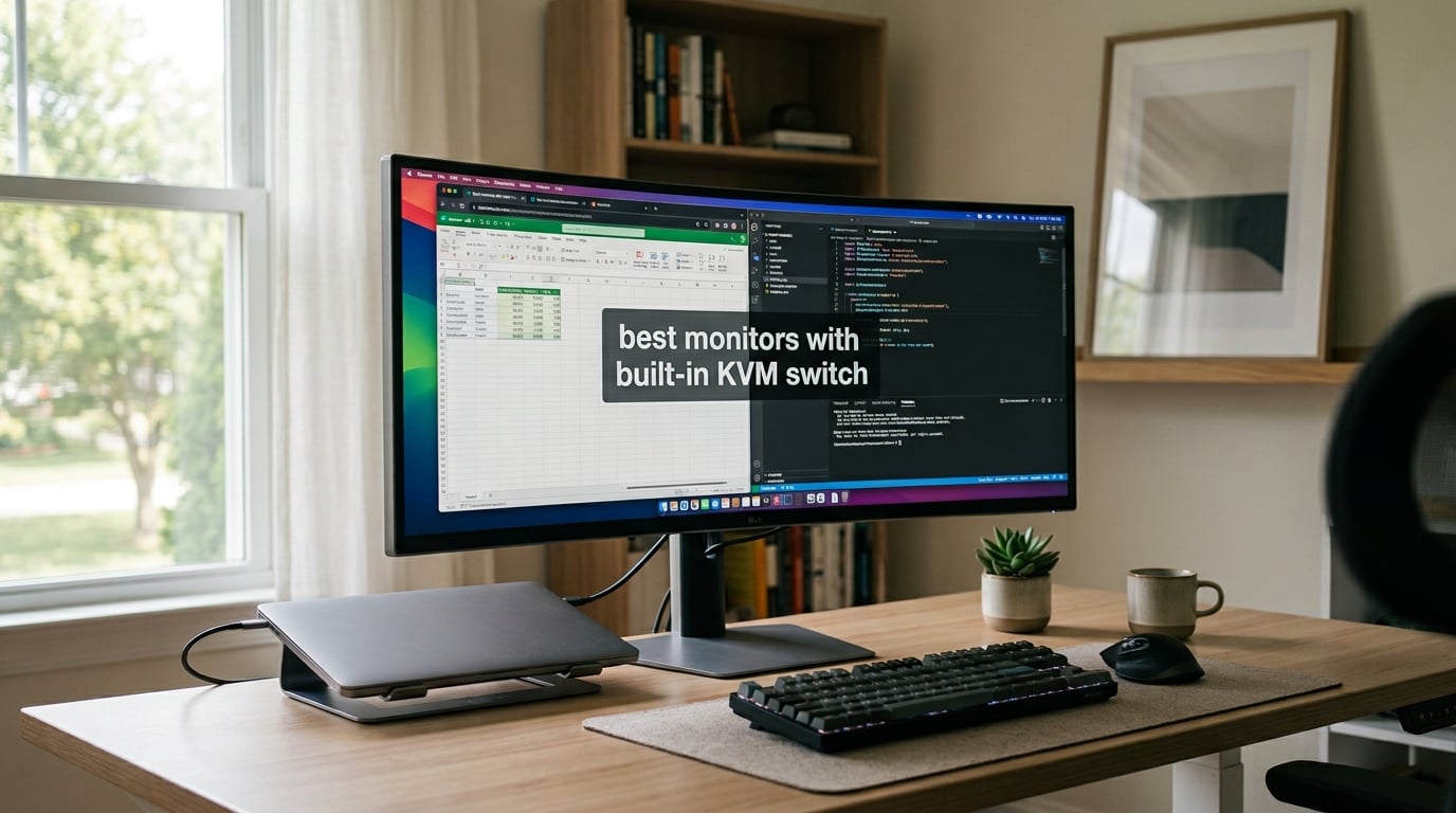 best monitors with built-in KVM switch