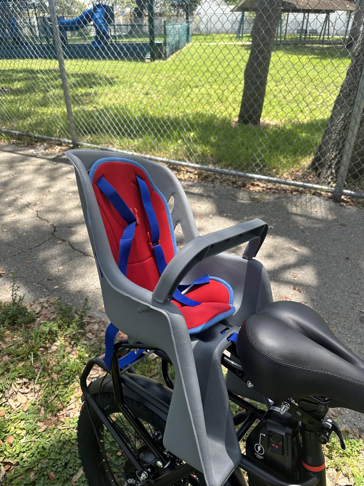 Bell Cocoon 300 Rear Mount Child Bike Seat — 5-Point Harness, Spoke Guard, Fits 26–27 in Bikes, Up to 40 lbs, Ages 1+ customer photo 1