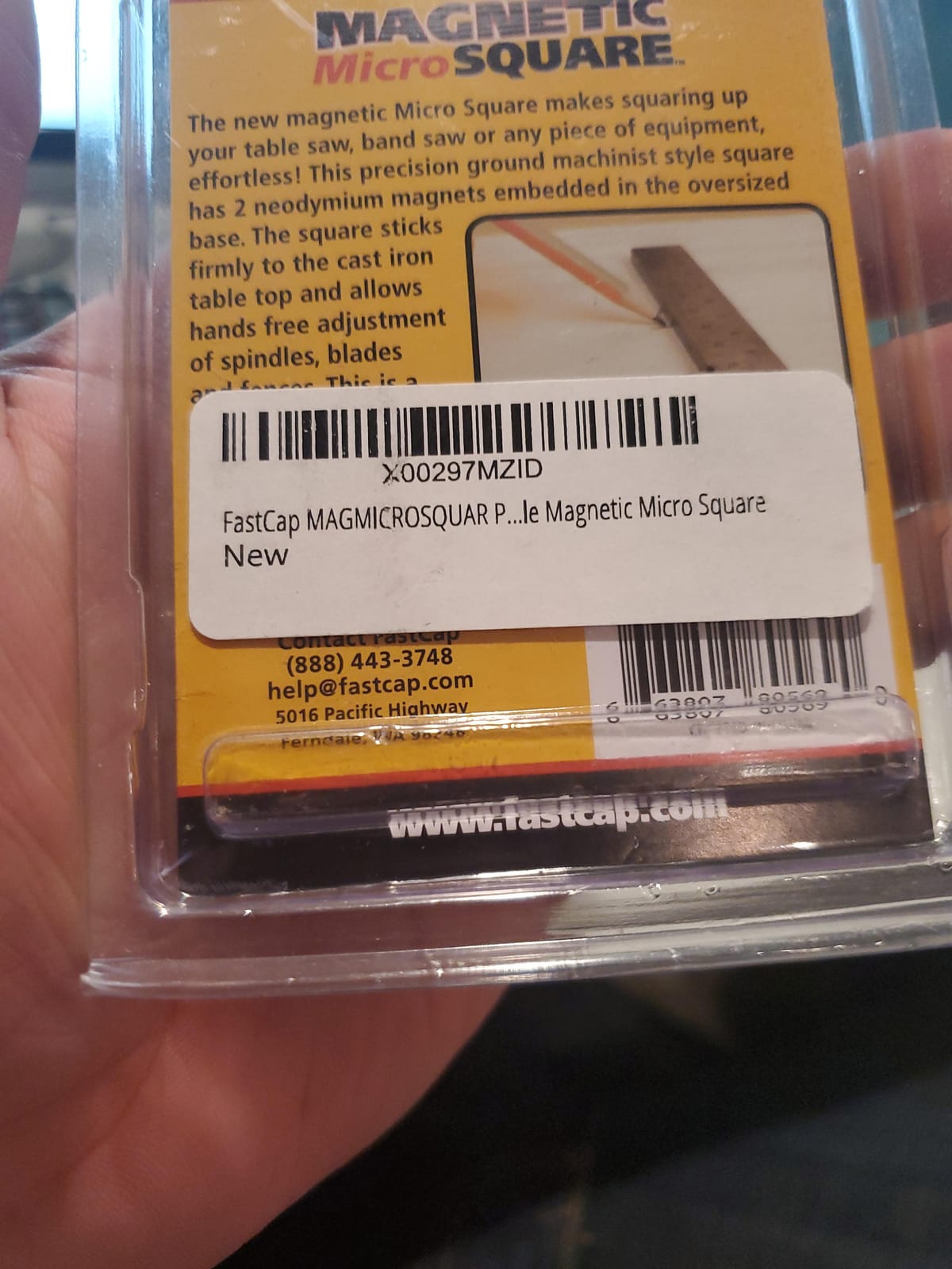 FastCap MAGMICROSQUAR Precision Machinist Style Magnetic Micro Square customer photo 2