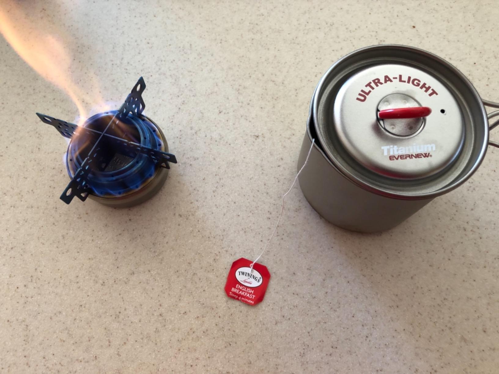 Evernew Titanium Alcohol Stove customer photo 1