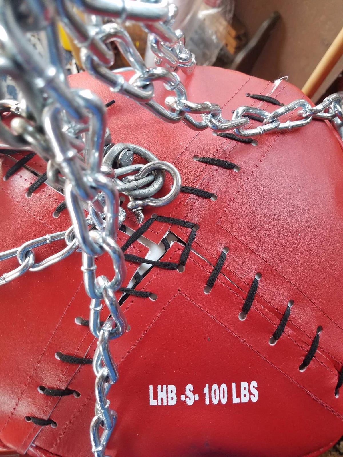 Ringside 100-Pound Soft-Filled Leather Heavy Bag with Chain & Swivel customer photo 1