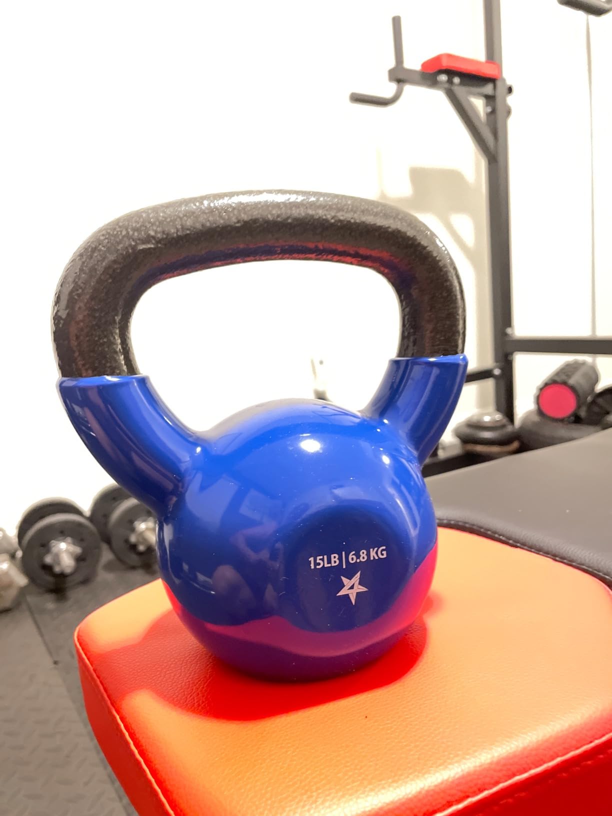 Yes4All Kettlebell, 5-100 LB Vinyl Coated Cast Iron Strength Training Kettlebells for Home Gym Exercises, Fitness, Full Body Workout Equipment, Push Ups, and Grip Strength customer photo 2
