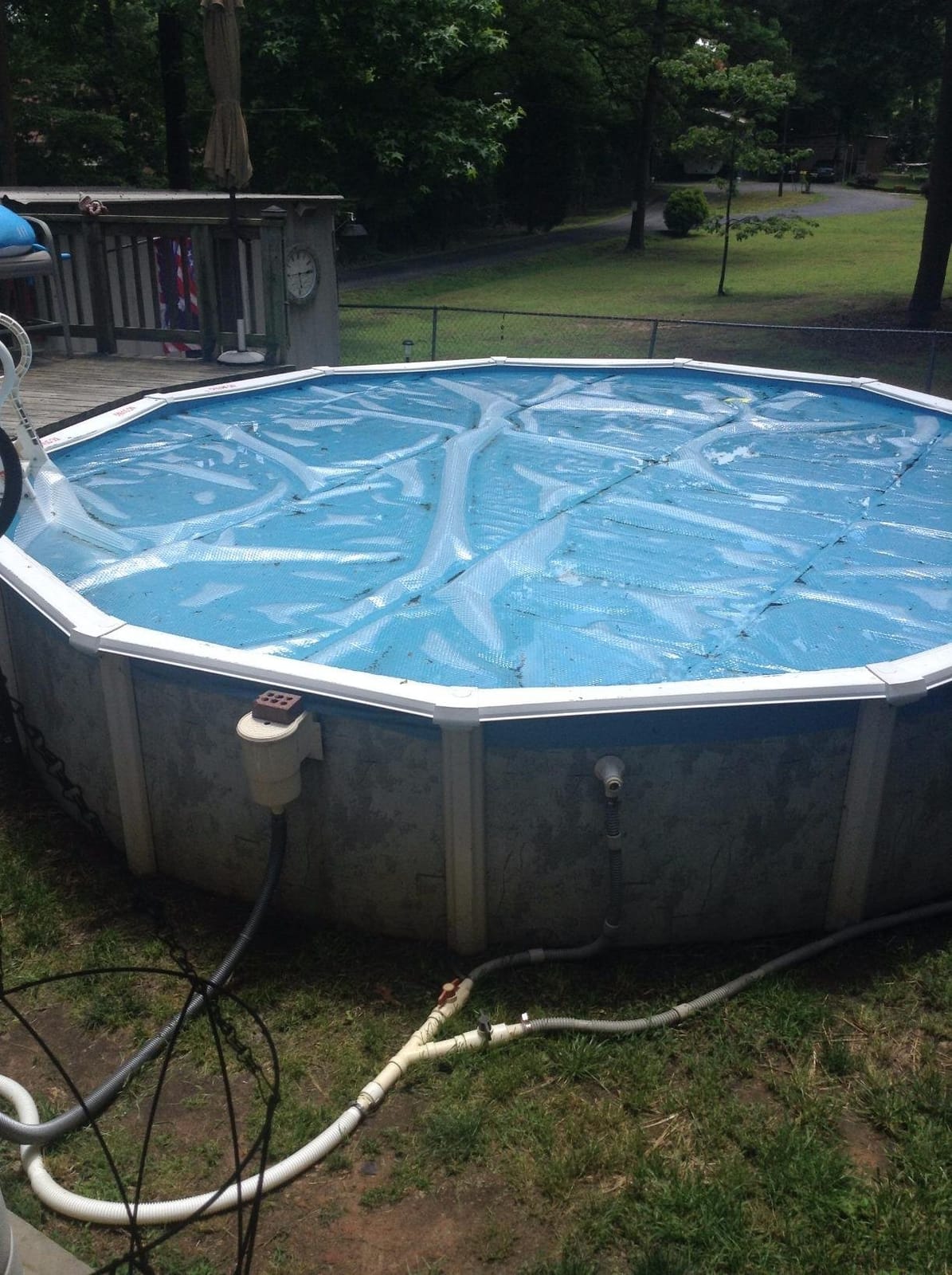 Sun2Solar Blue 24 ft Round Pool Solar Cover | 12 Mil | Heat Retaining customer photo 1