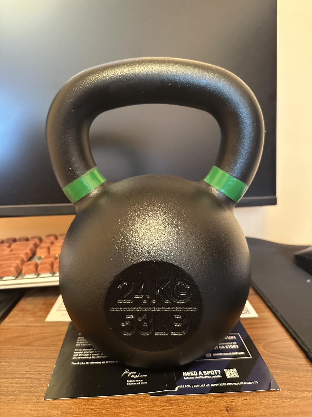 REP Fitness Kettlebell Set and Singles, 4kg to 24kg, 9lb to 53lb Weight Range, Cast Iron, Strength Exercise Training, Home Gym, Power Workout Equipment, Free Weights, Dumbbell Alternative customer photo 1