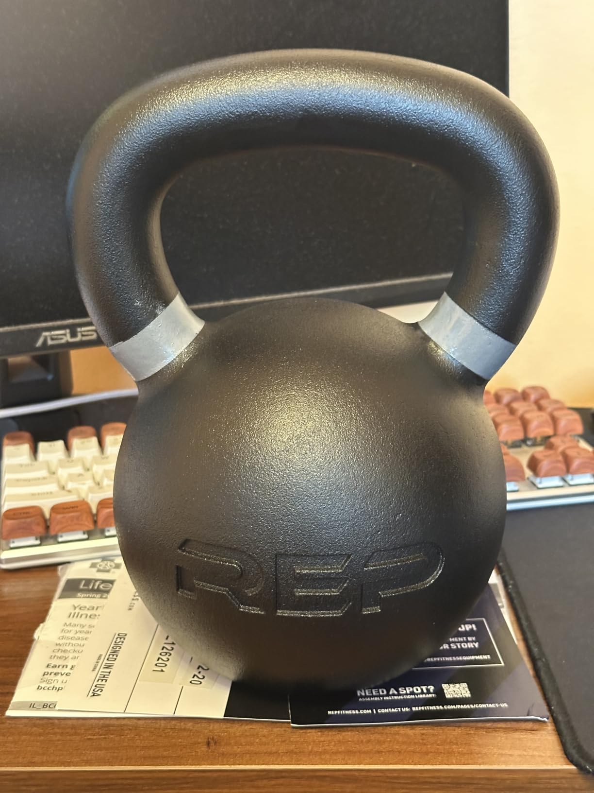 REP Fitness Kettlebell Set and Singles, 4kg to 24kg, 9lb to 53lb Weight Range, Cast Iron, Strength Exercise Training, Home Gym, Power Workout Equipment, Free Weights, Dumbbell Alternative customer photo 2