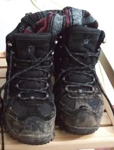 Propet Mens Ridge Walker Cap Toe Hiking Casual Boots Ankle - Black, Grey customer photo 1