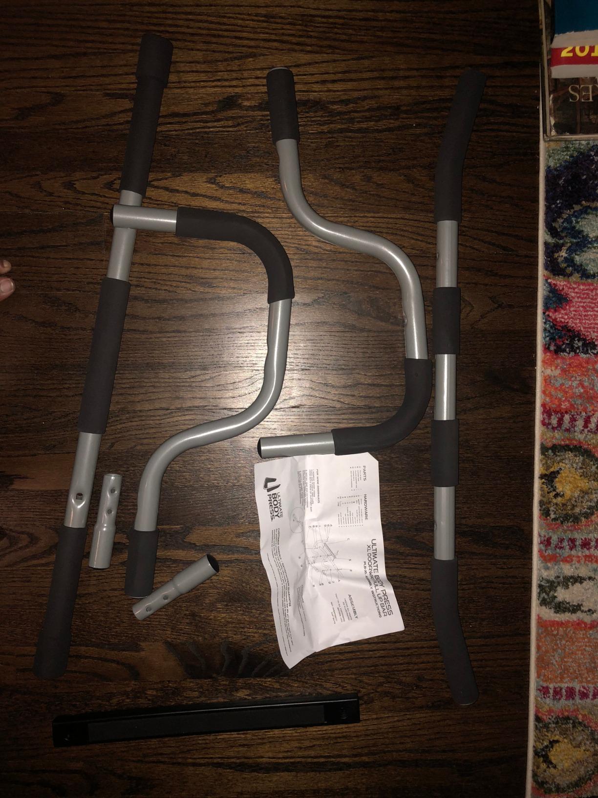 Ultimate Body Press XL Doorway Pull Up bar with Elevated bar & Adjustable Width customer photo 1