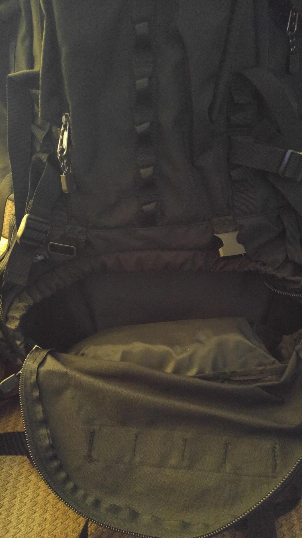Amazon Basics Internal Frame Hiking Backpack for Camping and Backpacking, Adjustable Straps, Rainfly Included customer photo 1