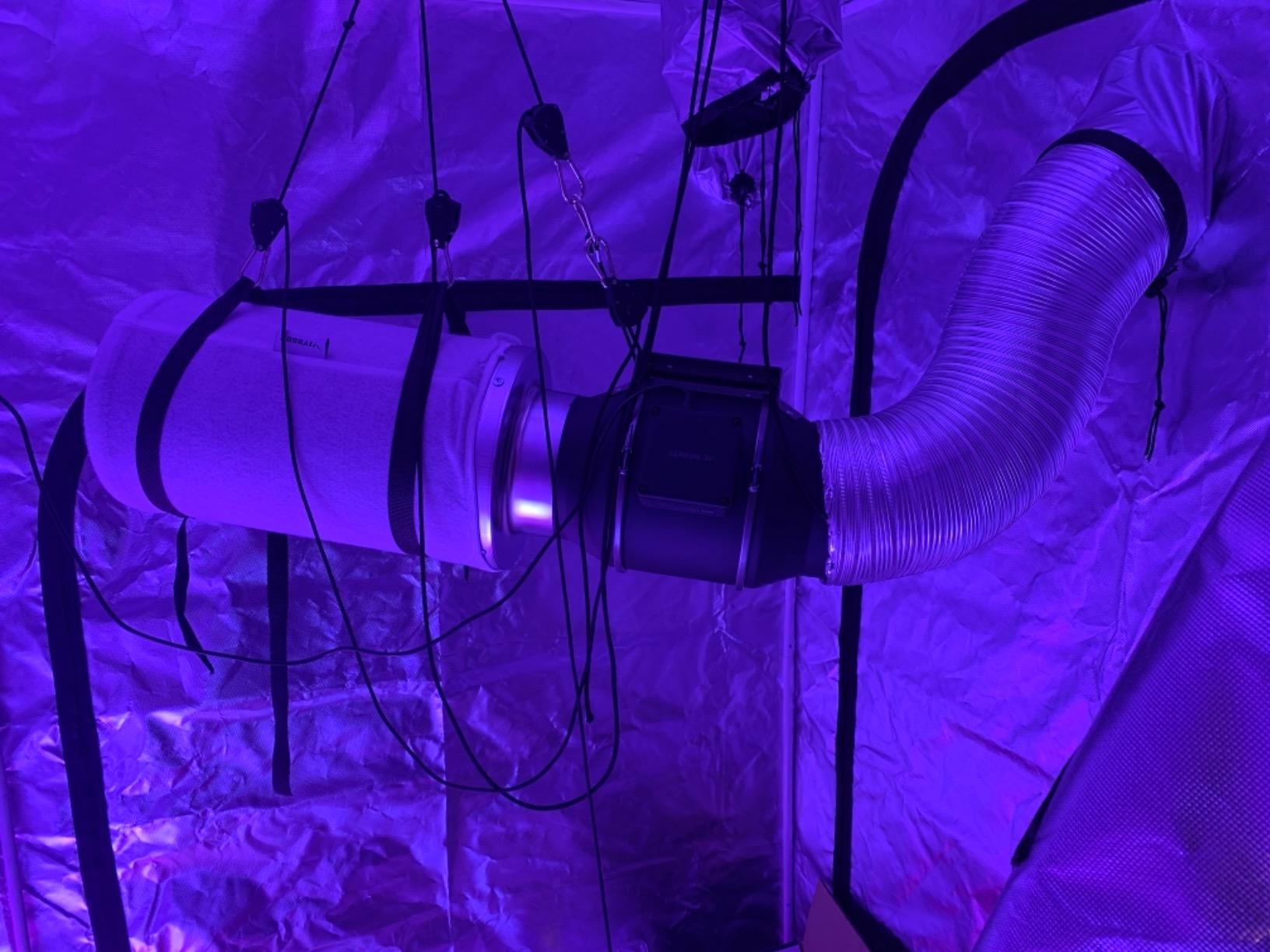 AC Infinity CLOUDLINE T6, Quiet 6” Inline Duct Fan w/Environment Controls customer photo 2