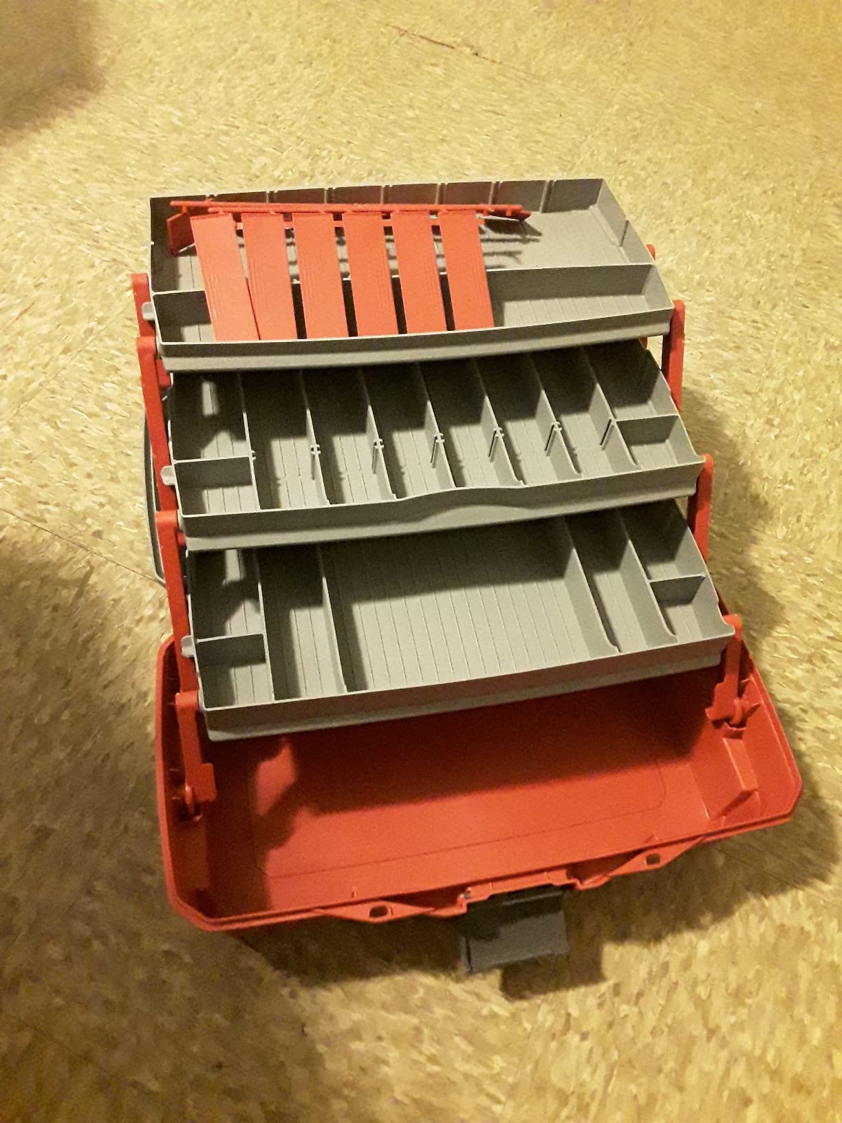 Flambeau Outdoors 6383 3-Tray Tackle Box, 32 Compartments, Frost Green customer photo 1
