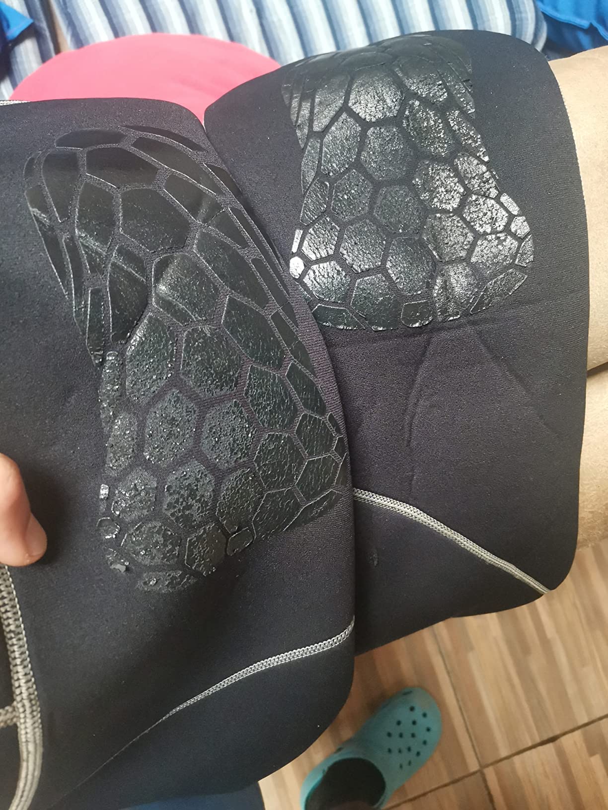 Full Wetsuits-5mm 3mm Wetsuit-Mens Neoprene Diving Suit Front Zipper Hoodie Snorkeling Surfing Suits High Elasticity Long Sleeve - Diving Water Sports Solid Colored Autumn Winter Spring Summer customer photo 1