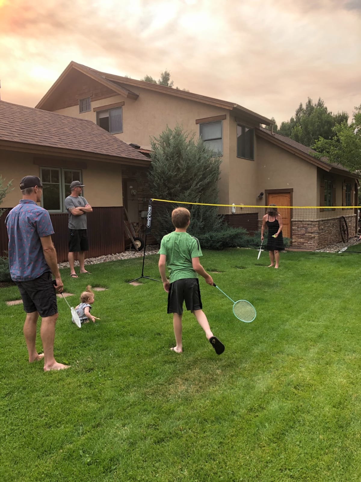 Senston Professional 90g Lightweight Badminton Set of 4 for Backyard Games customer photo 2