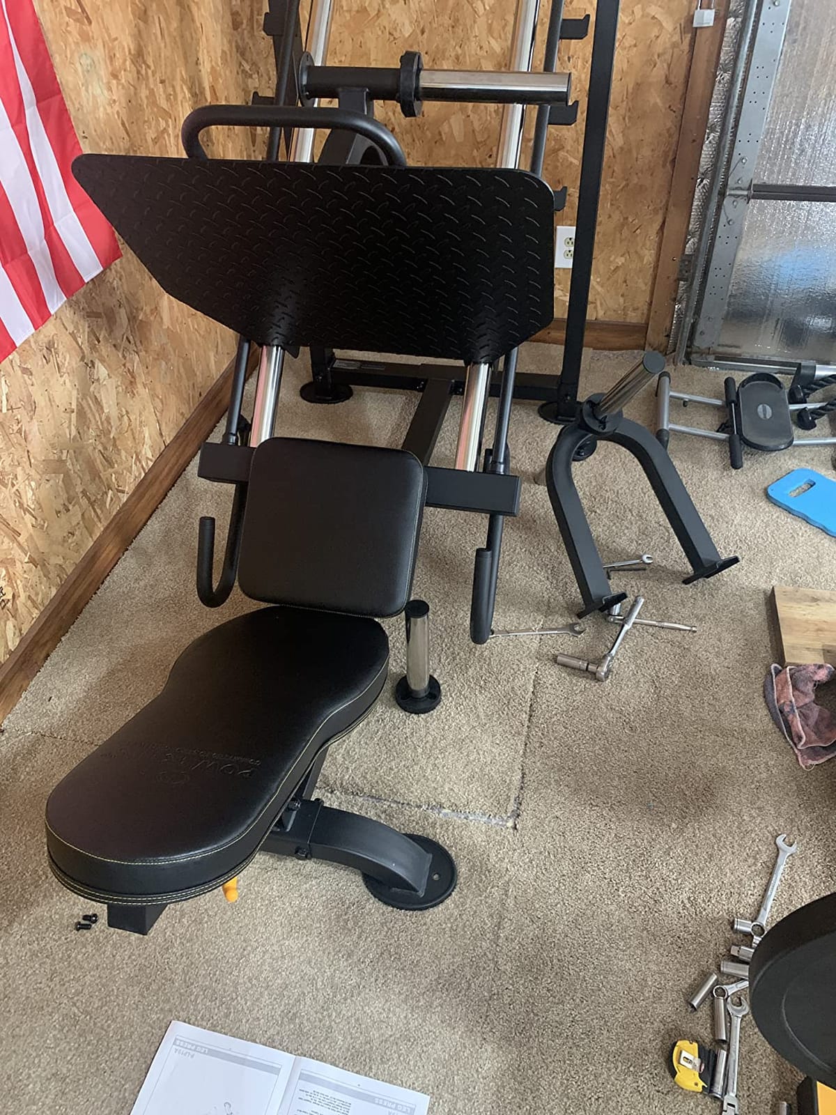 Powertec Leg Press, Black customer photo 1
