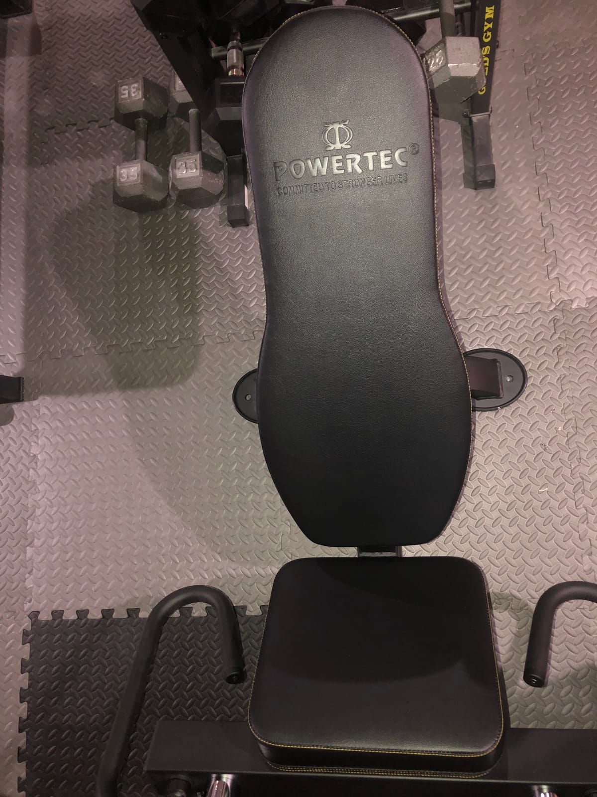 Powertec Leg Press, Black customer photo 2