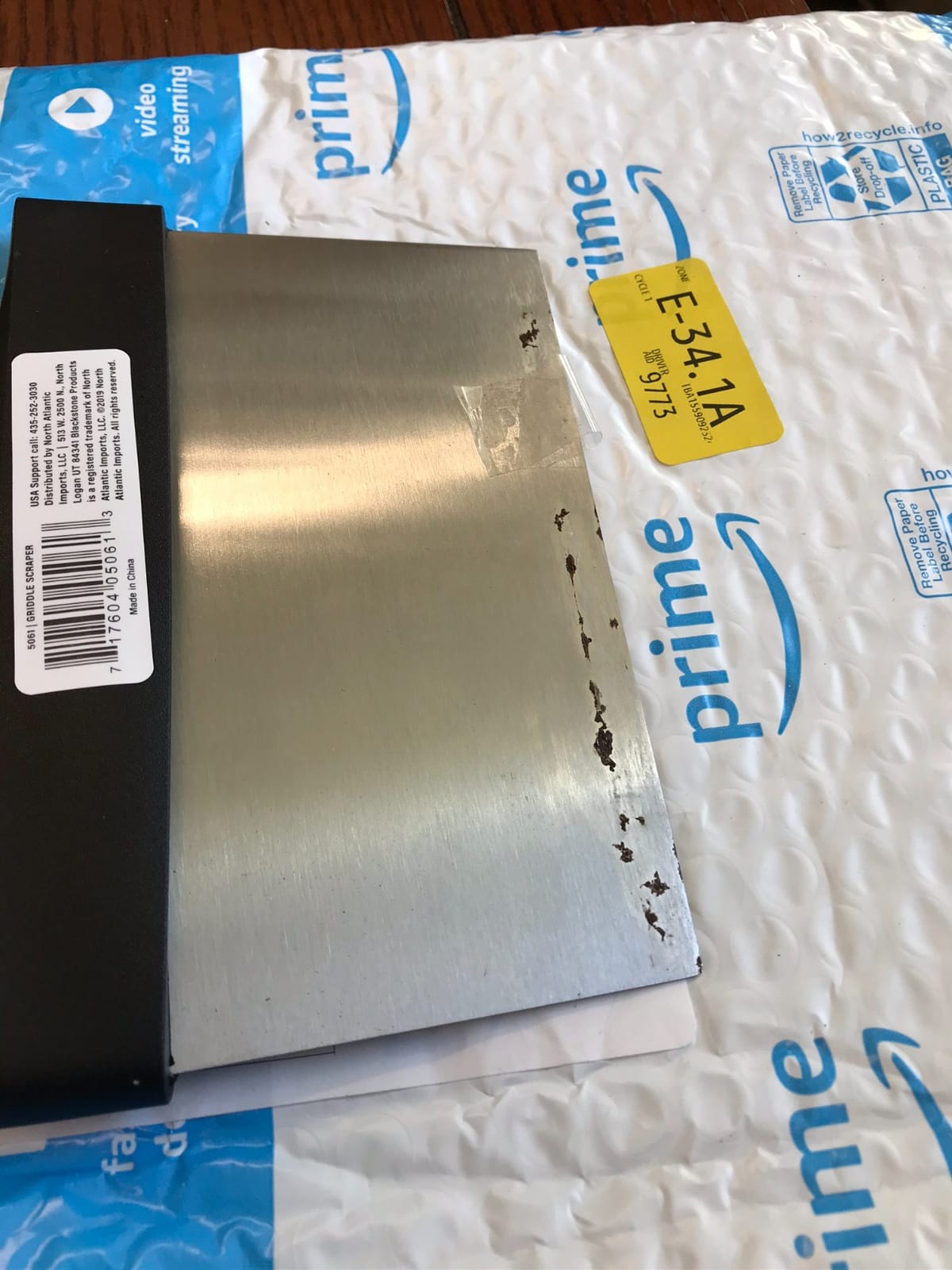 Blackstone® Heavy-Duty Griddle Scraper 6 inch - Stainless Steel customer photo 1