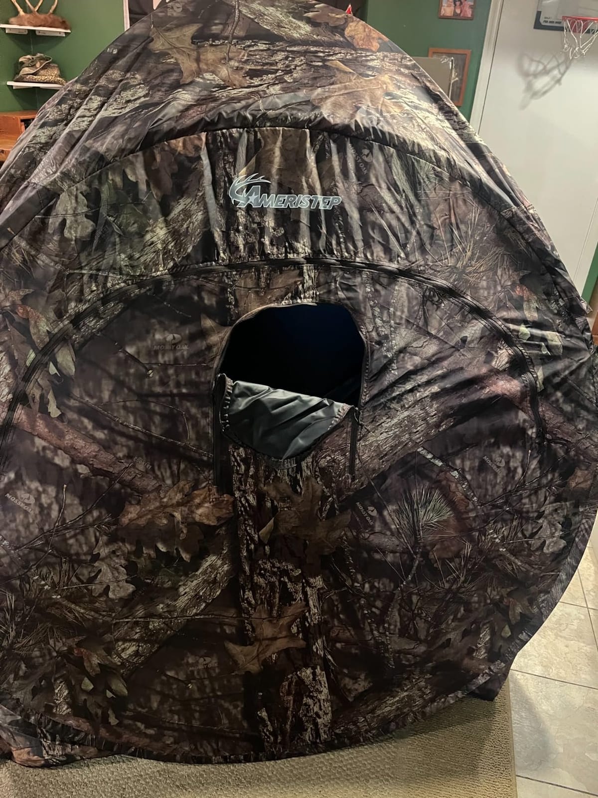 Ameristep Doghouse Run & Gun Hunting Blind | Lightweight 2 Person Ground Blind in Mossy Oak Break-Up Country, One Size customer photo 1