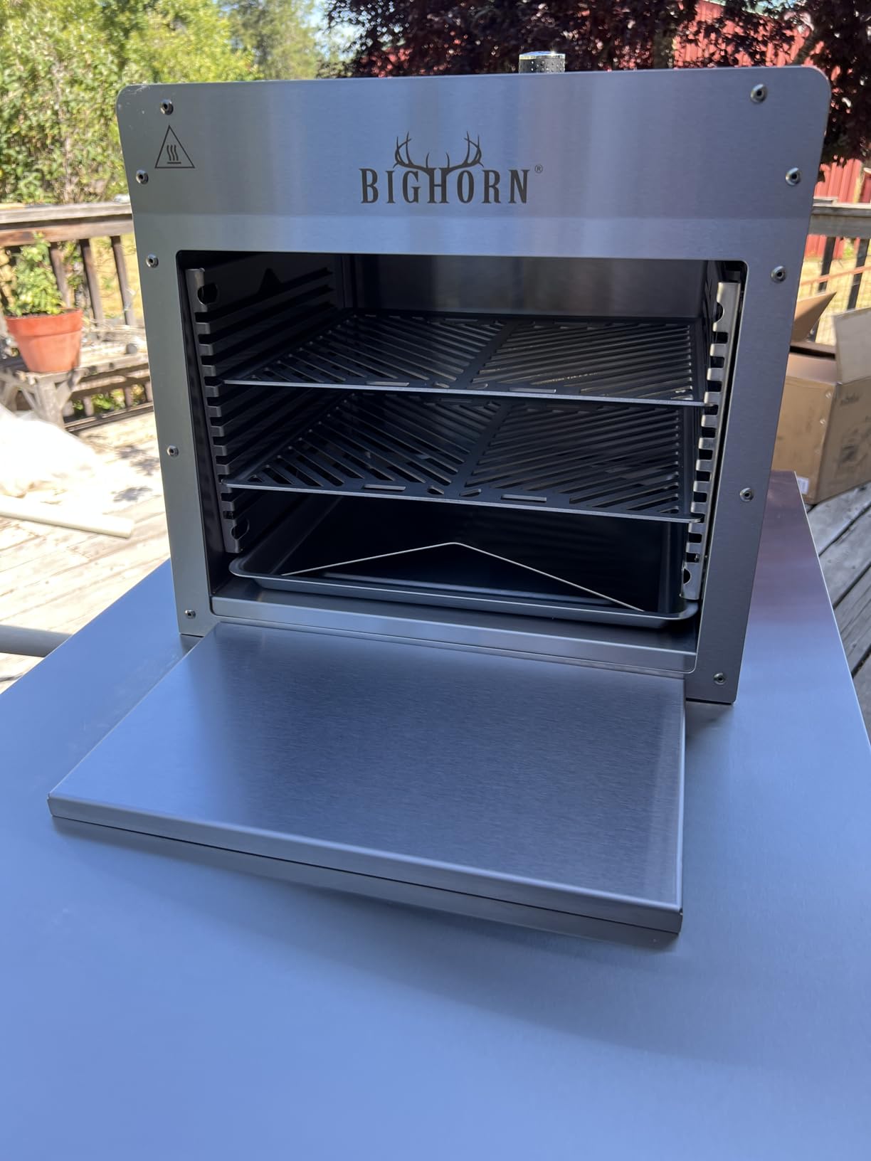 BIG HORN OUTDOORS Infrared Propane Gas Grill 1500°F in 3-5 Mins, 16 inch customer photo 1