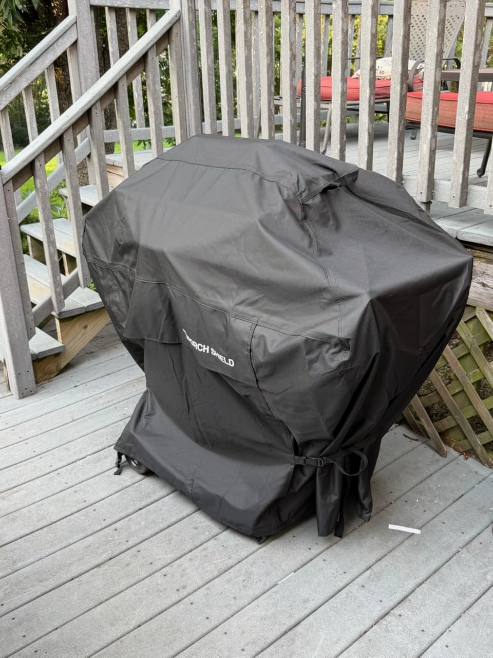 Porch Shield Waterproof Outdoor BBQ Grill Cover 60 inch, Black customer photo 2