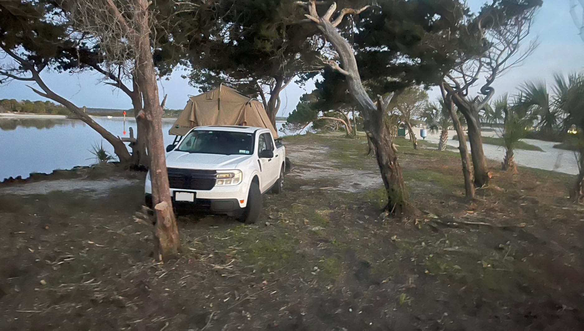 Soft Shell Rooftop Tent for SUV & Truck Camping, 3-Person - Overland Vehicle Systems TMBK - Universal Fitment with Rainfly & Ladder customer photo 1