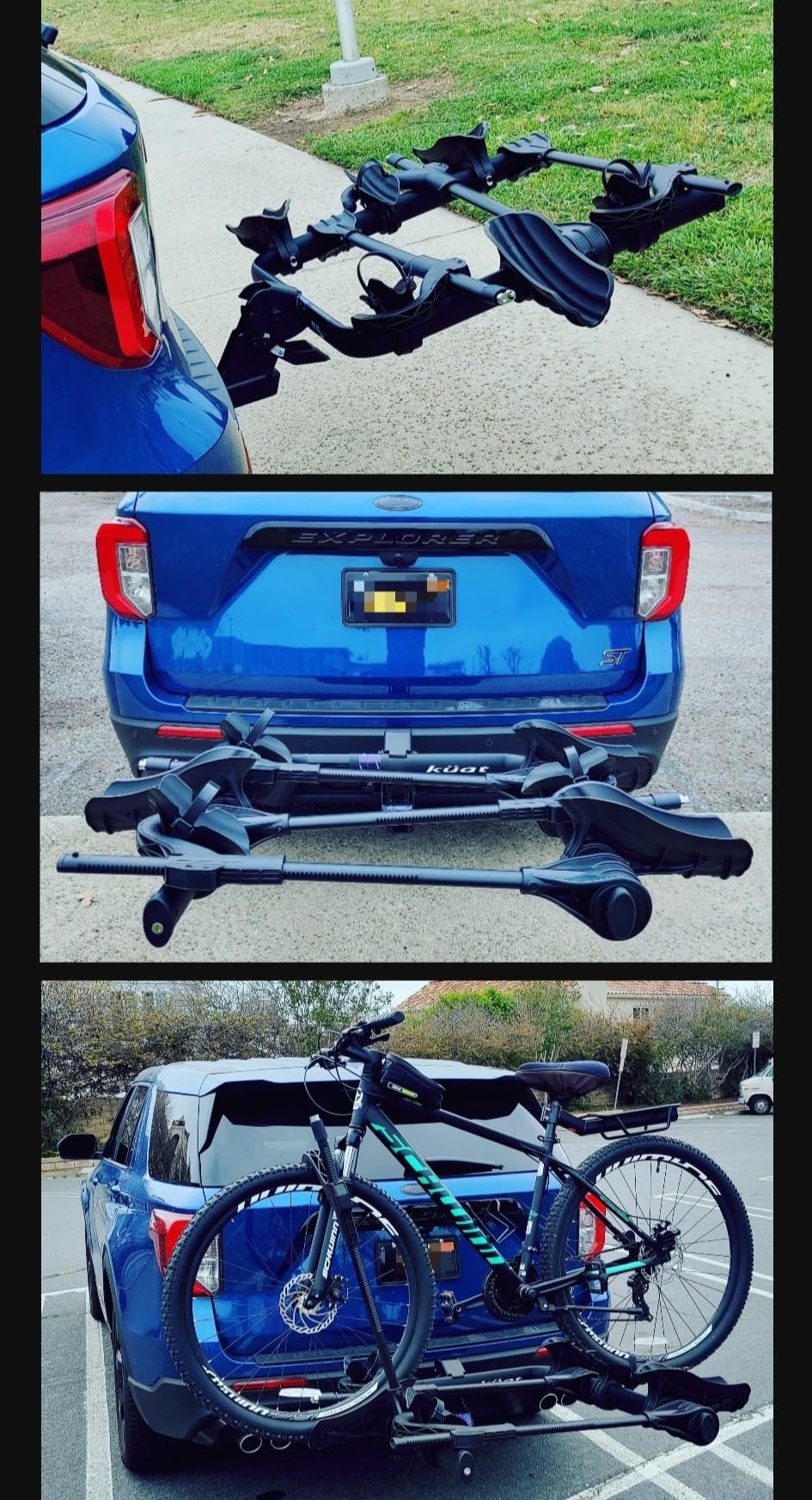 Kuat Transfer V2 3-Bike Hitch Bike Rack, 2