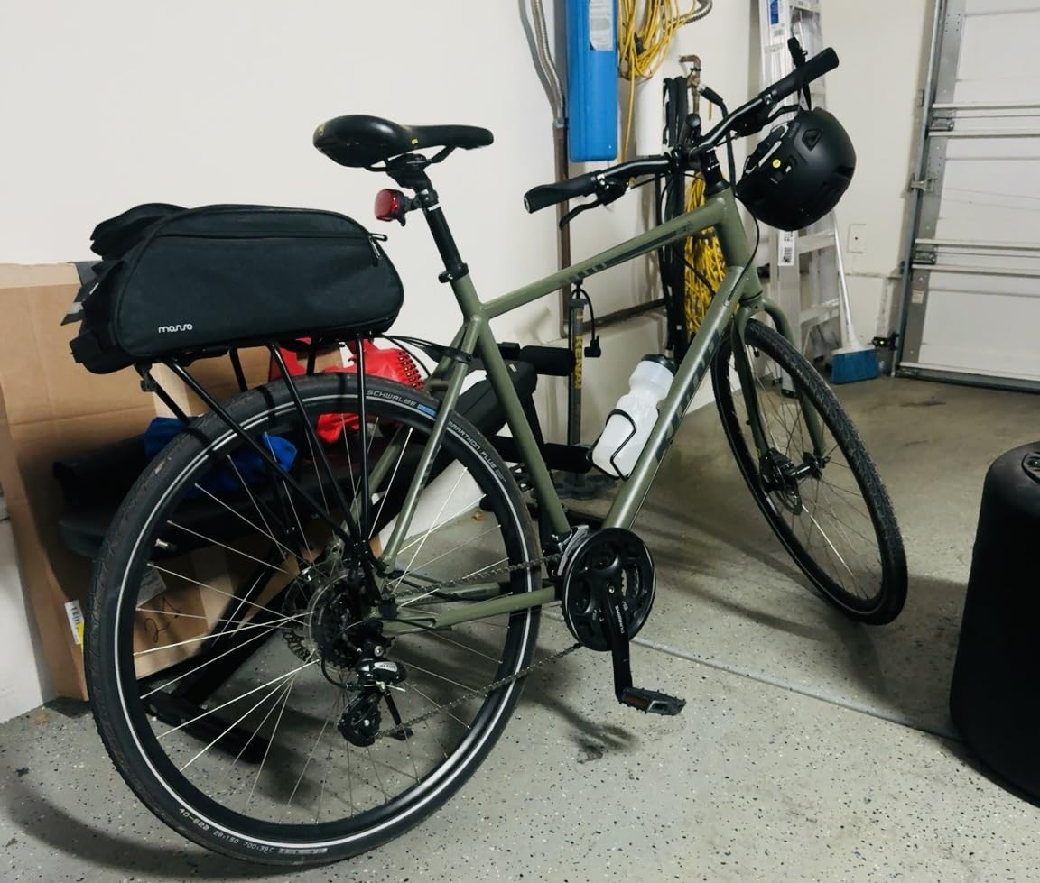 MOSISO Bike Rack Bag, Waterproof Bicycle Trunk Pannier Rear Seat Pouch customer photo 1