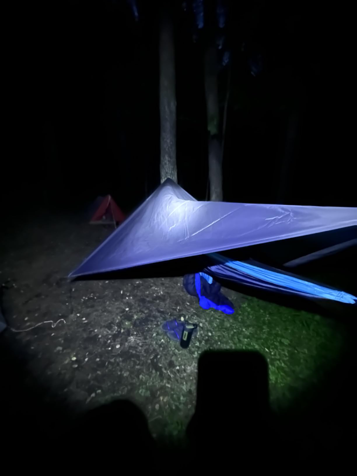 Camping Hammock with Mosquito Net Rain Fly Heavy Duty Tree Strap Nylon Parachute Single Double Hammock Tent Waterproof Rainfly Set for Camping Backpacking Backyard Patio Hiking Travel Outdoor customer photo 1