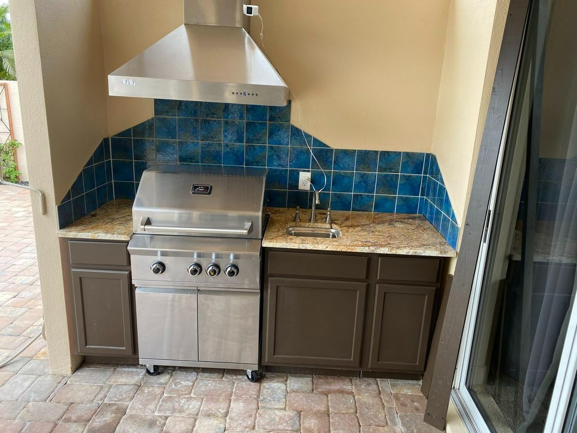 Victory 3-Burner Propane Gas Grill With Infrared Side Burner - BBQ-VCT3BSB-LP customer photo 2