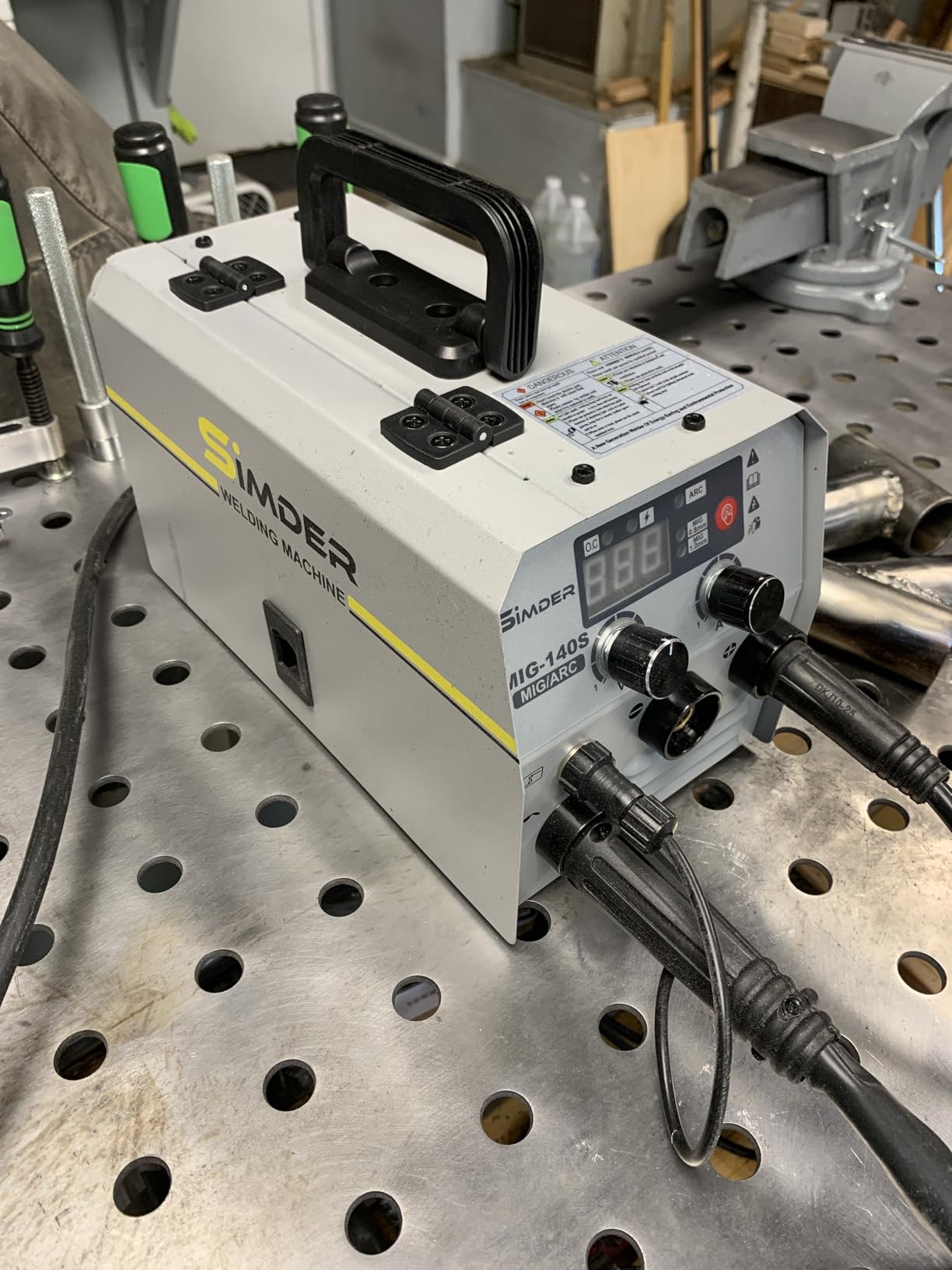 SSimder 140A MIG Welder 3 in 1, Dual Voltage Flux Core Lift TIG Stick customer photo 2