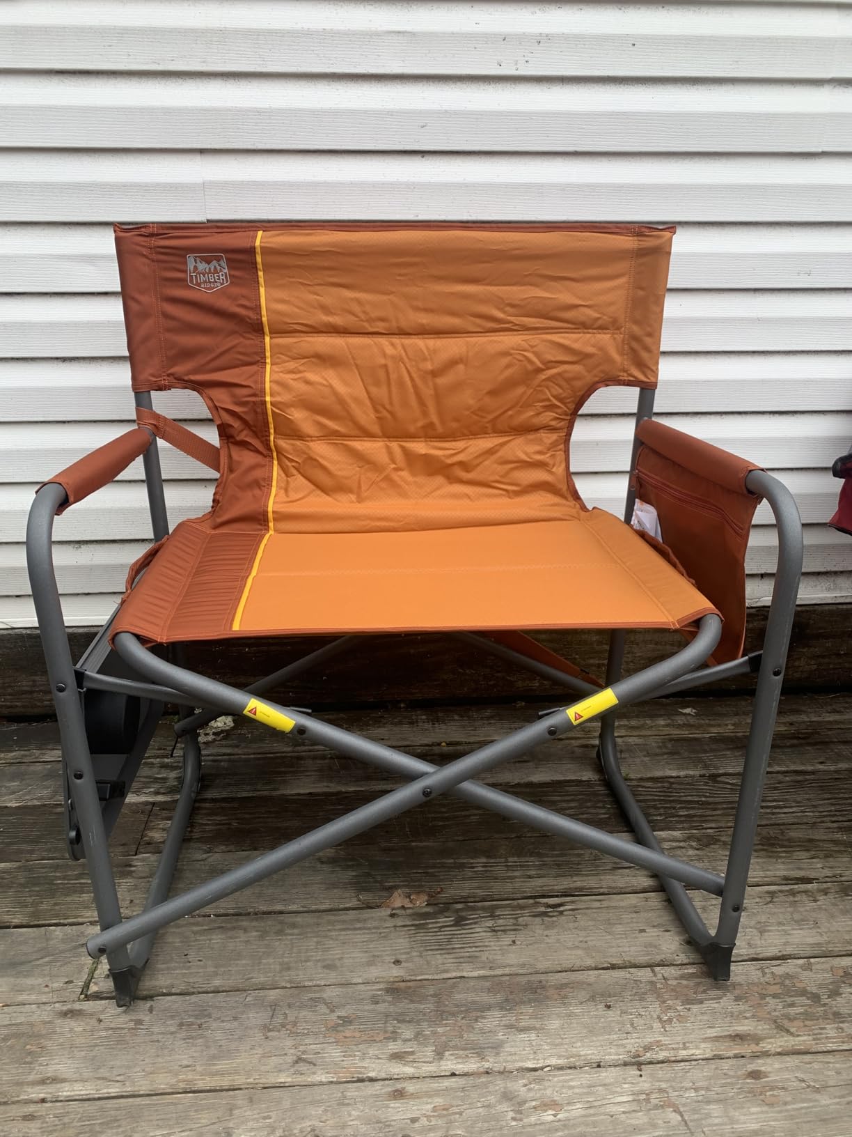 Timber Ridge XXL Upgraded Oversized Directors Chairs with Foldable Side Table, Detachable Side Pocket, Heavy Duty Folding Camping Chair up to 600 Lbs Weight Capacity (Blue) Ideal Gift customer photo 2