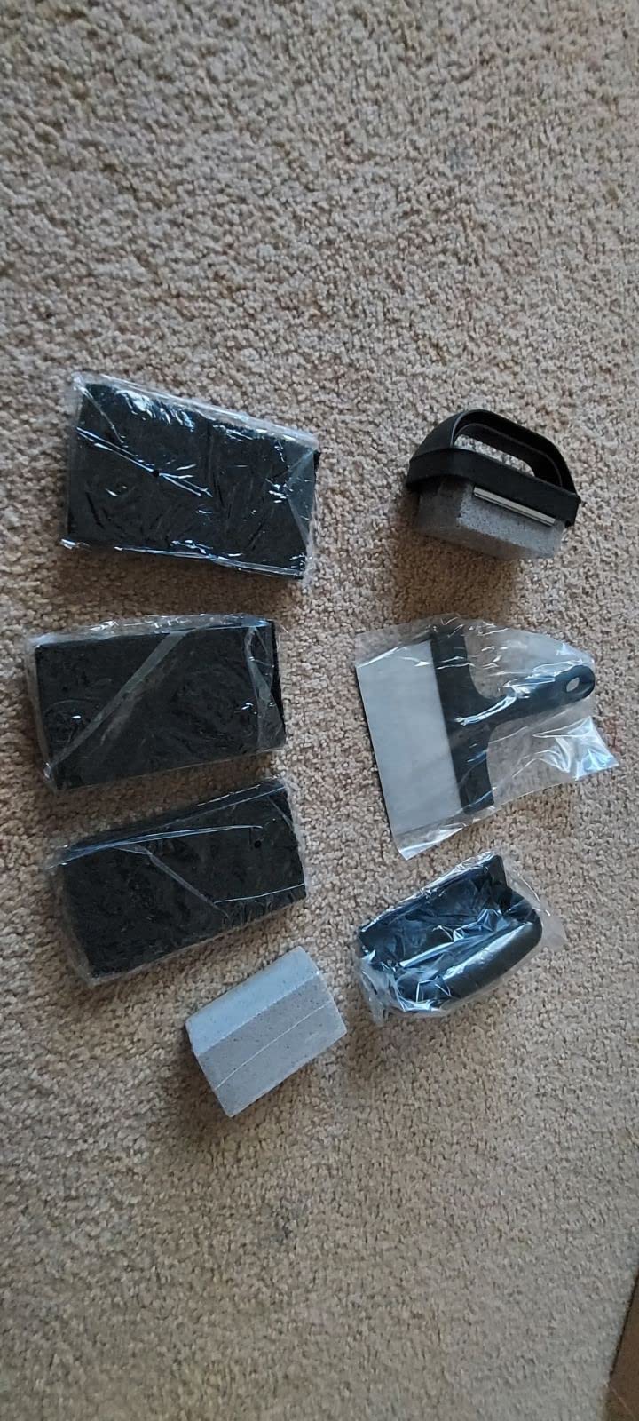 AWEASROY Griddle Cleaning Kit for Blackstone, Flat Top Grill Cleaning Kit with Grill Stone, Griddle Scraper & Griddle Brush Easy to Remove Stain customer photo 1