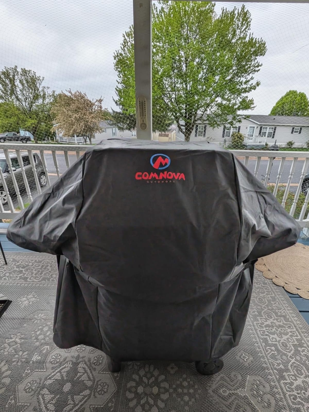 Comnova Grill Cover 72 Inch - 600D BBQ Cover for Outdoor Grill Heavy Duty and Waterproof, Large Barbecue Gas Grill Covers for Weber, Char-Broil, Nexgrill, Monument, Dyna-glo, Brinkmann and More customer photo 1