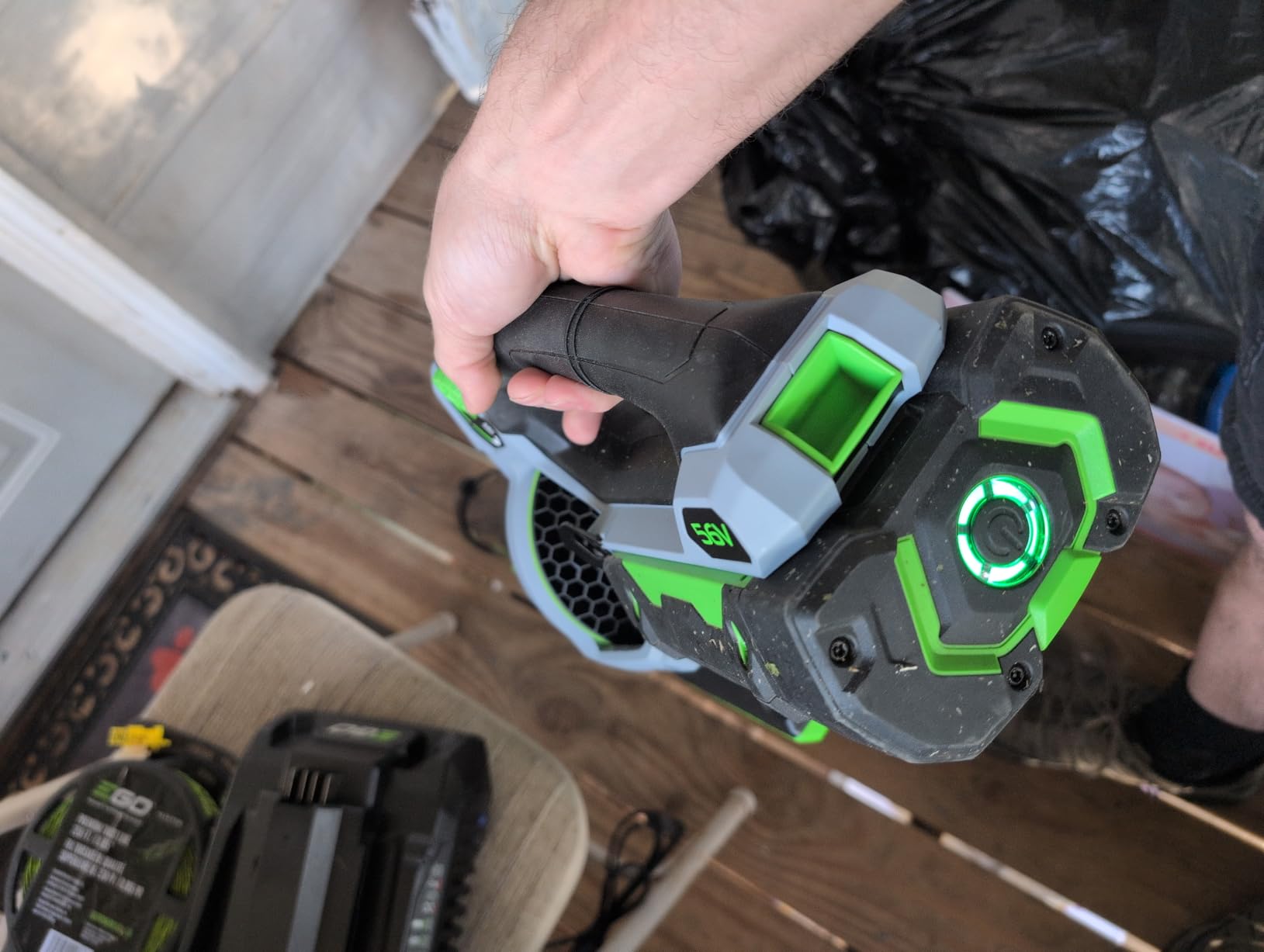EGO POWER+ Cordless Electric Leaf Blower, 670 CFM, with Battery - LB6703 customer photo 1