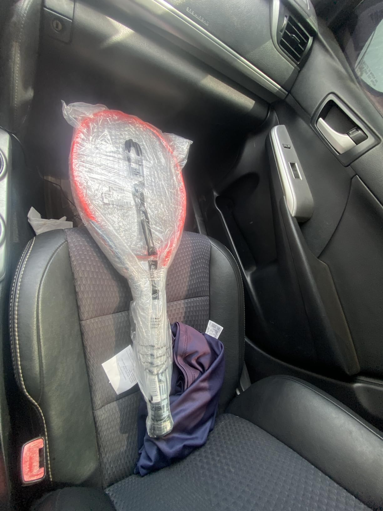 HEAD Auxetic Radical MP Tennis Racquet - Strung Mid Tension with Velocity 16 Guage - 4 1/4 customer photo 1