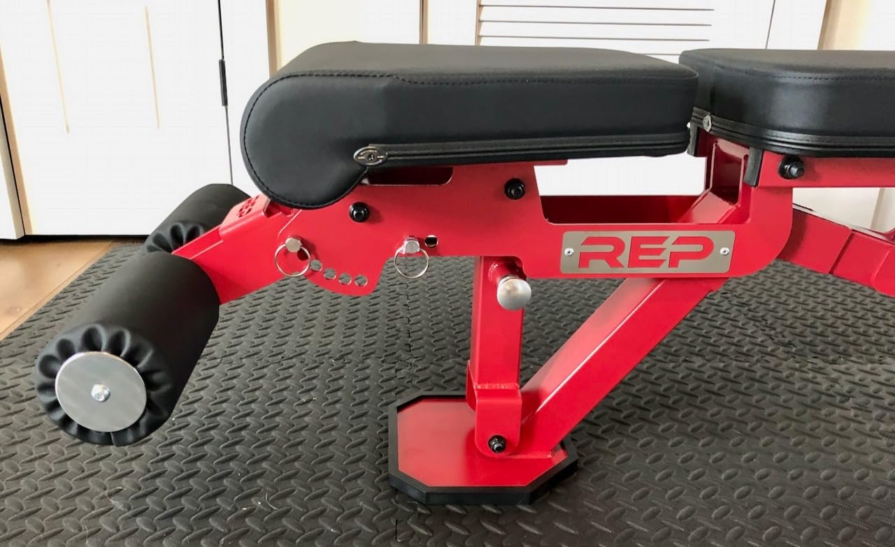 REP FID Foldable Weight Bench, Incline Decline Chair for Home Gym, Compact Portable Stationary Equipment, Heavy Duty Strength Training Platform, Adjustable Situp Dumbbell Workout Support, AB-3000 customer photo 2