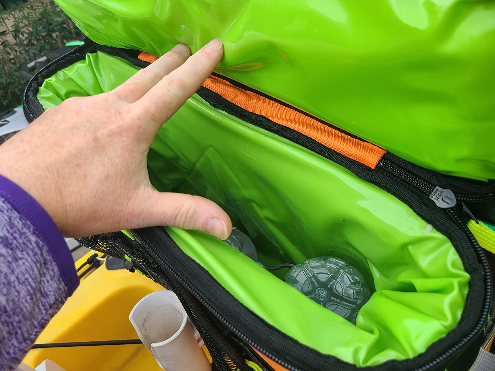 Kayak Cooler Behind Seat, Waterproof Cooler for Kayaking customer photo 2