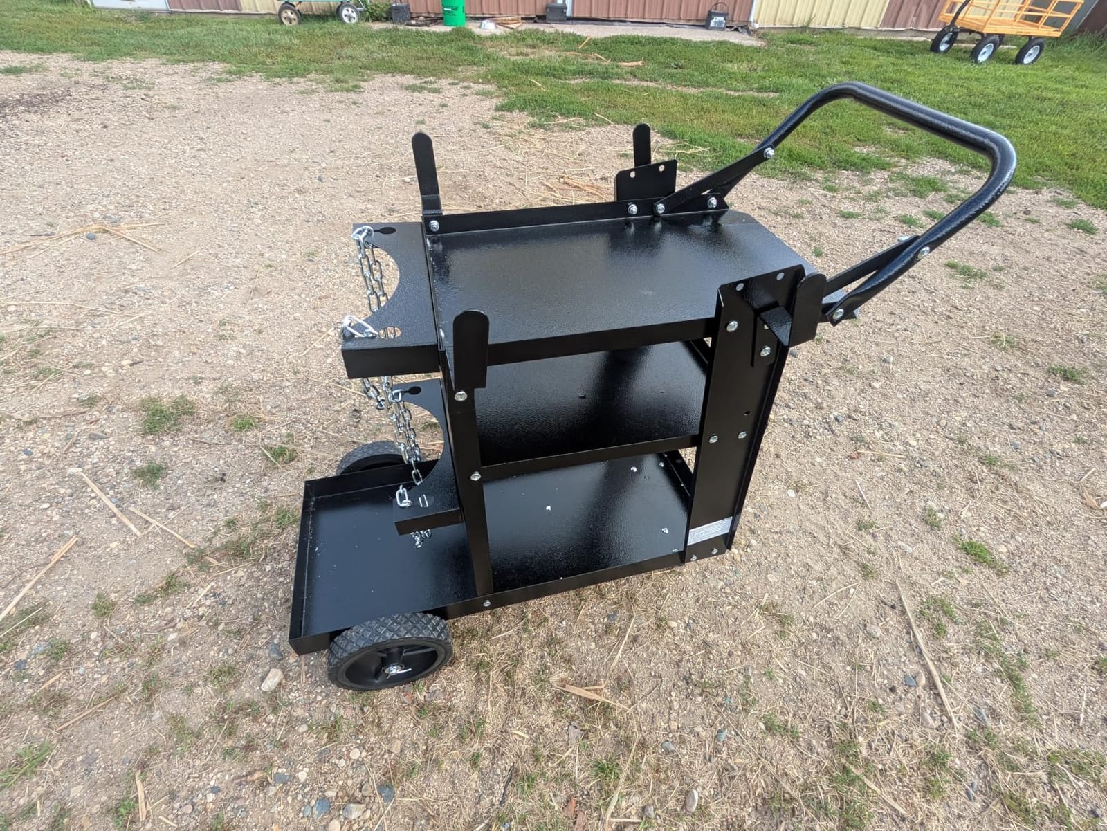 VEVOR Welding Cart, 3-Tier Welder Cart Heavy Duty 400 LBS Weight Capacity customer photo 2