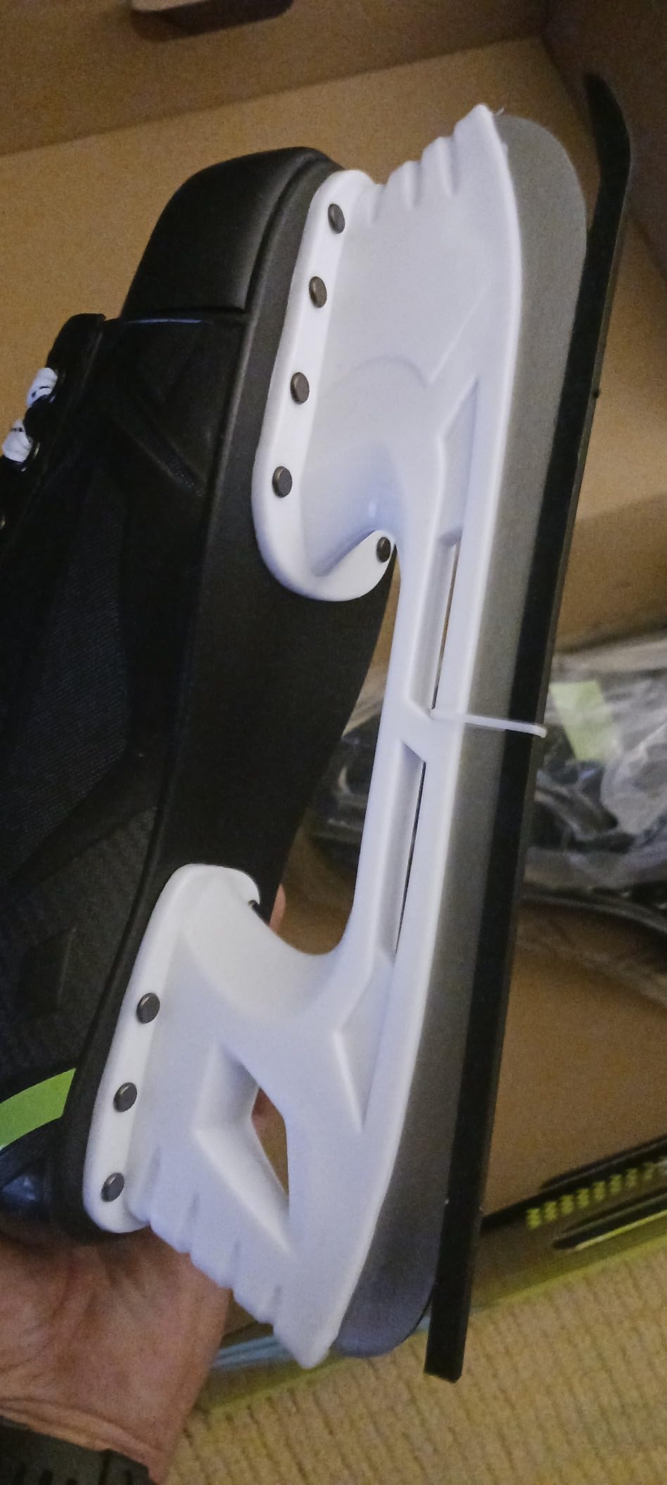 TronX Stryker 3.0 Senior Adult Men Women Junior Kids Ice Hockey Skates, New Model customer photo 1