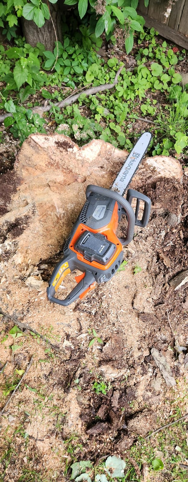 Husqvarna Power Axe 350i Chainsaw, 18 Inch, with Battery and Charger customer photo 1