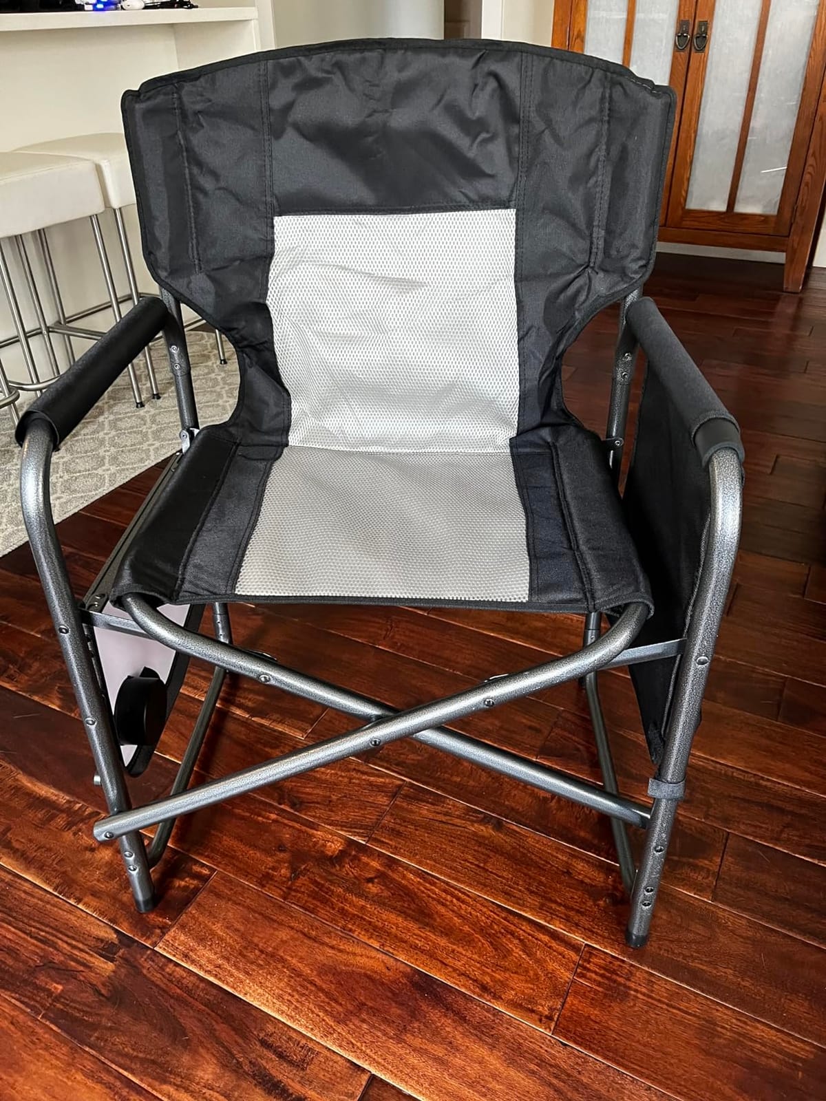 Yestomo Camping Chairs, Folding Chairs for Outside, Directors Chairs Foldable Adults Heavy Duty,Support to 450LBS customer photo 1