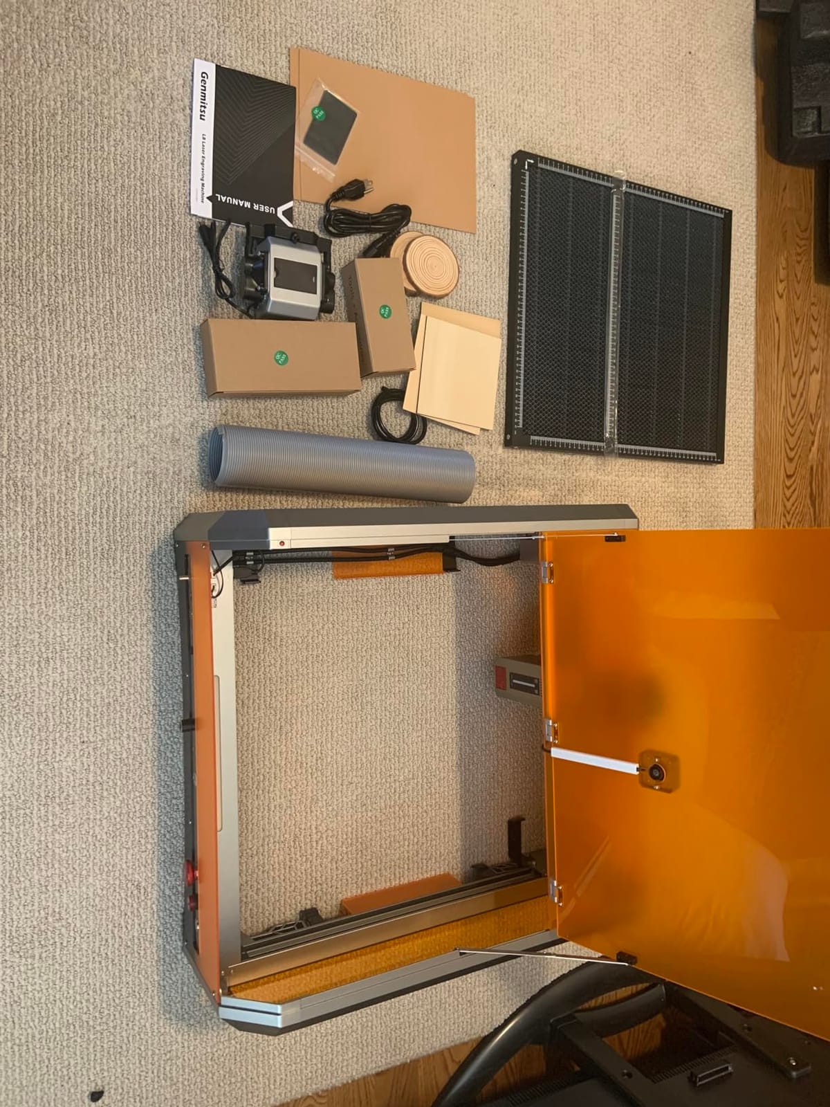Genmitsu L8 Laser Engraver, 20W 20000mW Laser Cutter with Acrylic Enclosure customer photo 1
