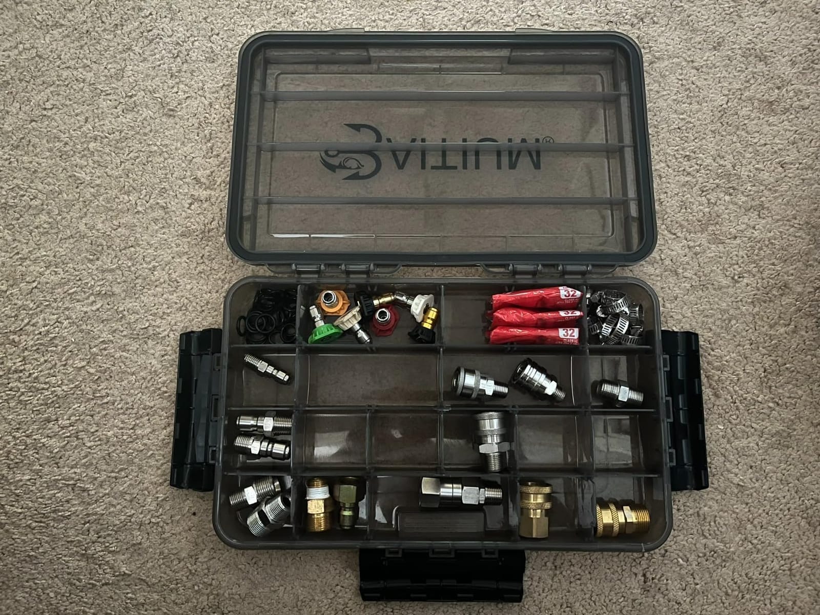 Baitium XTRAseal Waterproof Fishing Tackle Box Organizer, Tackle Boxes With Dividers, Tacklebox for Fishing, 3600 3700 Tackle Tray, Fishing Gear customer photo 2