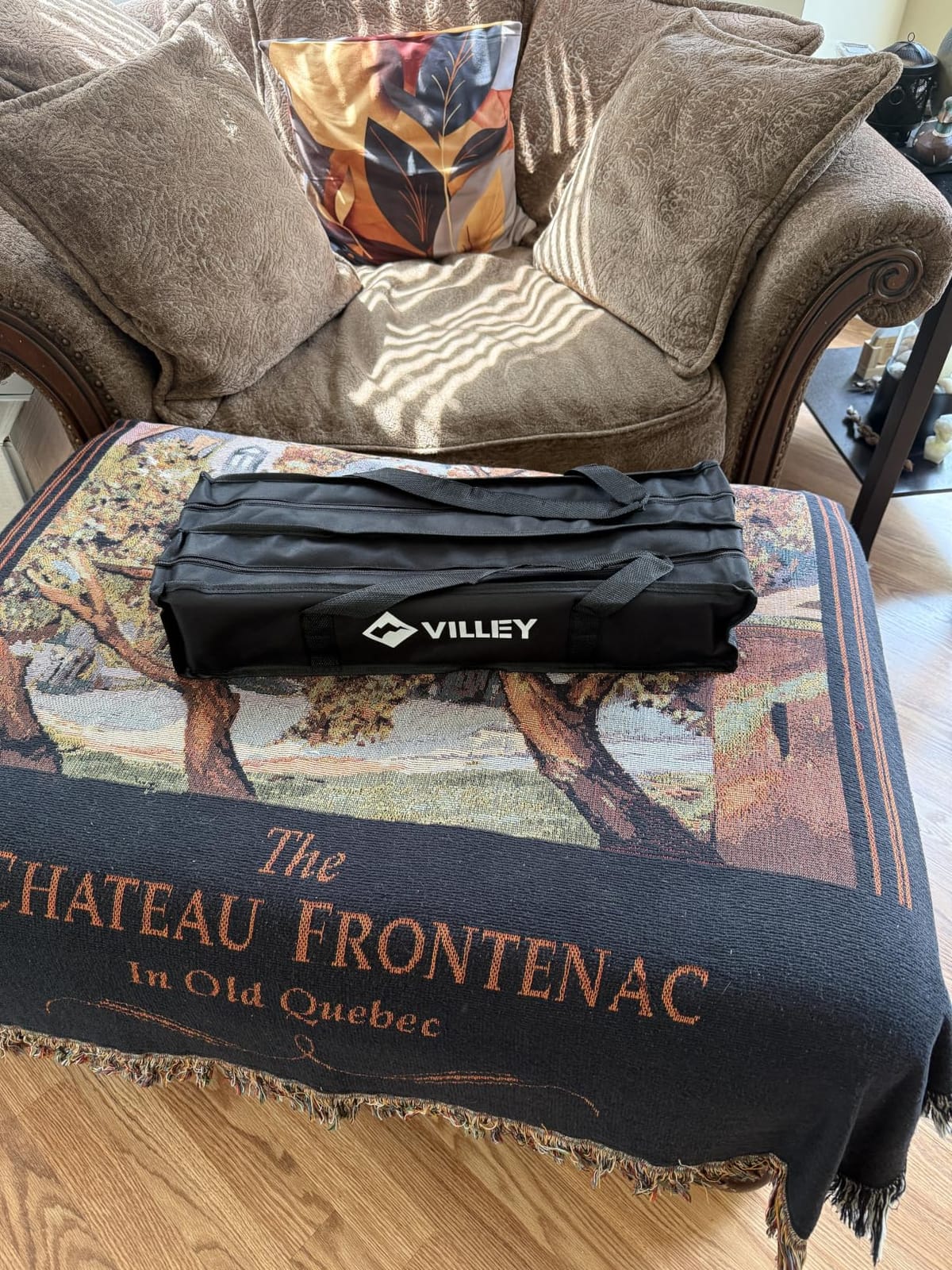 VILLEY Folding Camping Square Table, Portable Aluminum Table, Medium customer photo 2